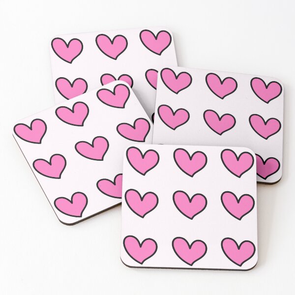 Item preview, Pink hearts designed and sold by Paper Drip.