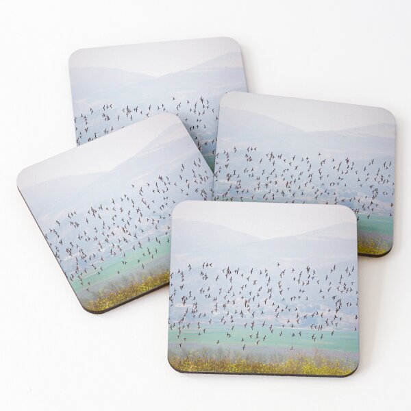 Item preview, A Flock of Dowitchers in Fliglht designed and sold by CarolM.