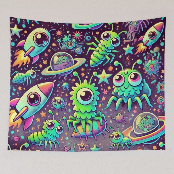 Item preview, space themed designed and sold by TEEJAMBOREE.