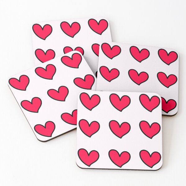 Item preview, Red hearts designed and sold by Paper Drip.