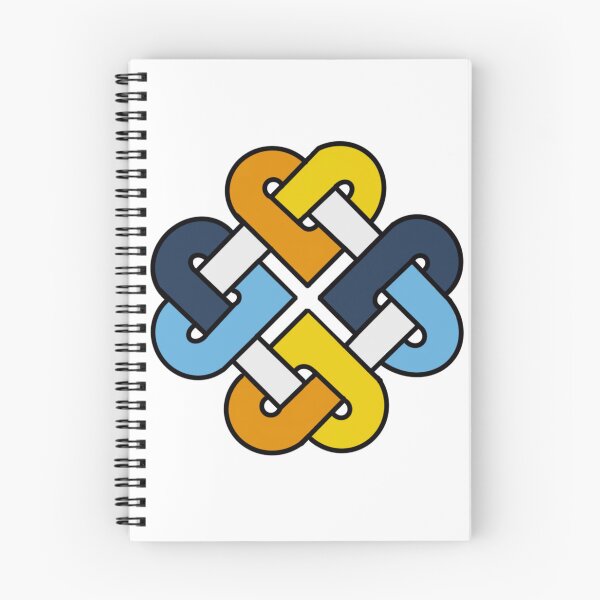 Item preview, Celtic Quarter Heart Pride Knot - Aroace Color Block designed and sold by cjo582.
