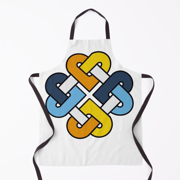 Item preview, Celtic Quarter Heart Pride Knot - Aroace Color Block designed and sold by cjo582.
