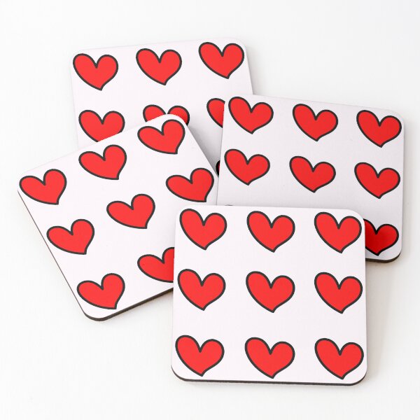 Item preview, Red hearts designed and sold by Paper Drip.