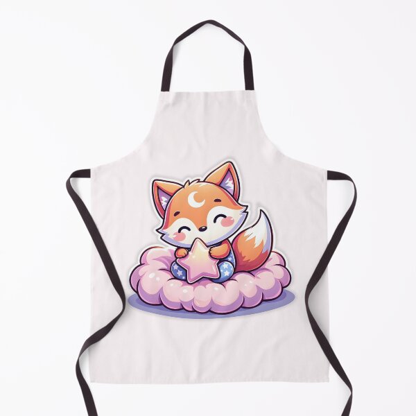Item preview, Cute Sleeping Fox on Pink Cloud with Stars designed and sold by EpicPuzzles.