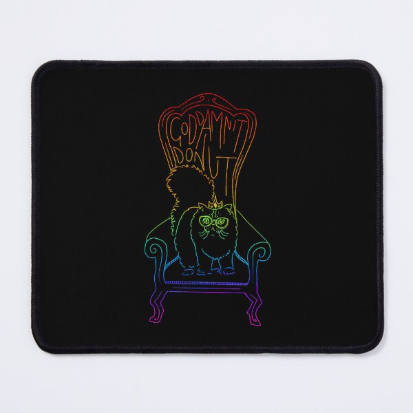 Item preview, Goddamnit donut (rainbow) designed and sold by TheDoodlemancer.