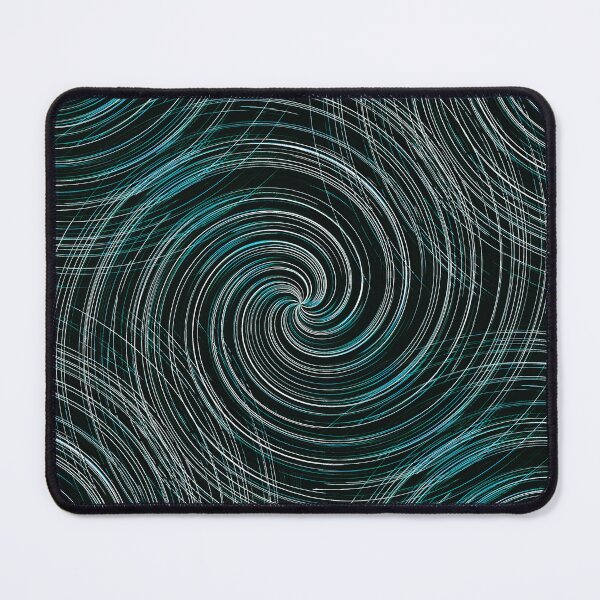 Item preview, Retro Wave Spiral Pattern in Teal designed and sold by Artistestella.