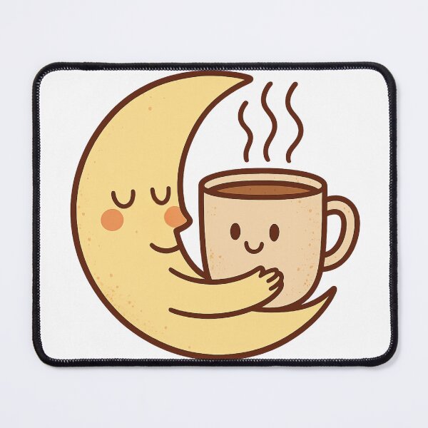 Item preview, Moon and Coffee designed and sold by Happily Lover.