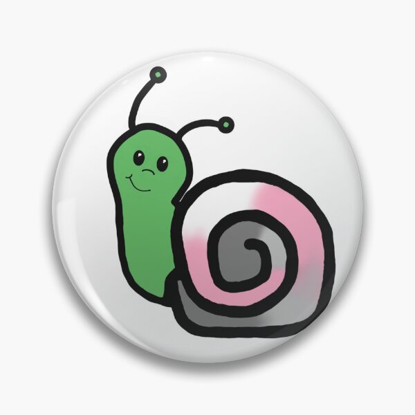 Item preview, DemiGirl Pride Snail designed and sold by cjo582.