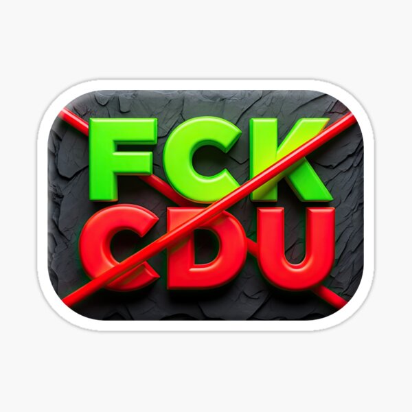 Artikel-Vorschau von FCK CDU "Neon", designt und verkauft von DocGermanicus.