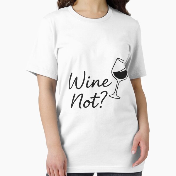 Artikel-Vorschau von Wein nicht? Minimalistisches lustiges Weinzitat | Ästhetisches Weinglas-Design, designt und verkauft von 2DStudio.