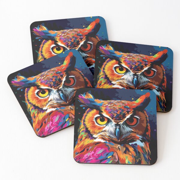 Item preview, Owl Popart designed and sold by RedHandedOD.