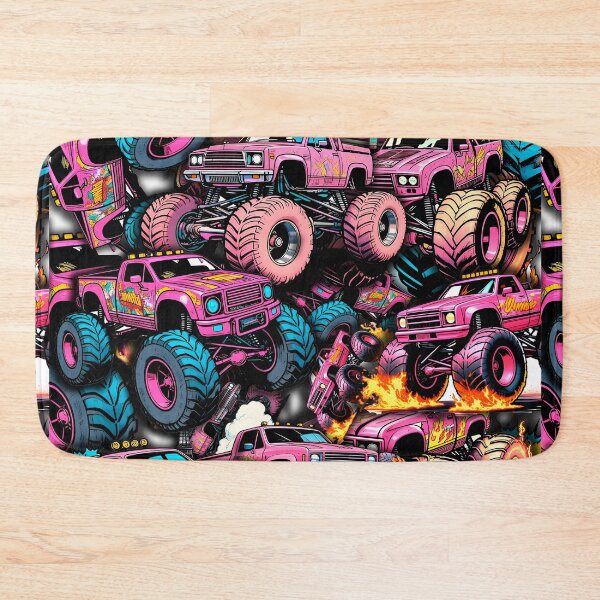 Item preview, Cute Monster truck mom pattern retro comic style gift for fans. designed and sold by UrbanTRIP.