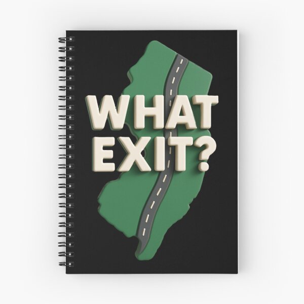 Item preview, "New Jersey What Exit?" designed and sold by MySheetMusicArt.