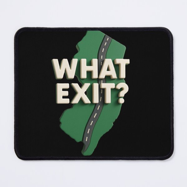 Item preview, "New Jersey What Exit?" designed and sold by MySheetMusicArt.