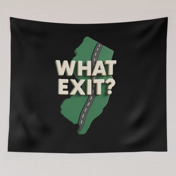 Item preview,  "New Jersey What Exit?" designed and sold by MySheetMusicArt.