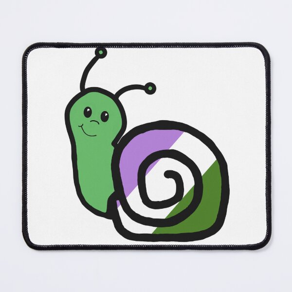 Item preview, Gender Queer Pride Snail  designed and sold by cjo582.
