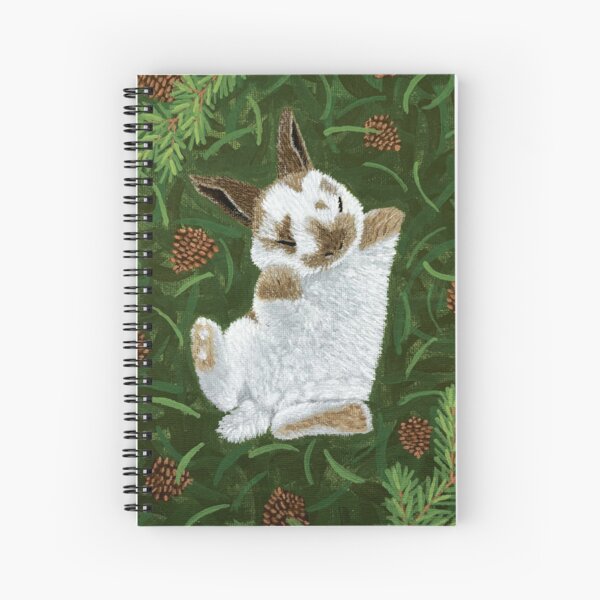 Item preview, Bunny Pinecone Painting designed and sold by MadelinNeweyArt.