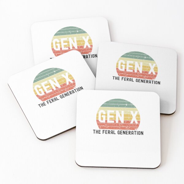 Item preview, Gen X the feral generation. Funny Generation X saying retro designed and sold by snowry.