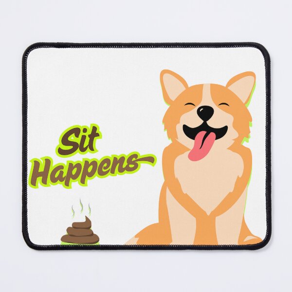 Item preview, Sit Happens Funny Dog Poop Shirt designed and sold by MonsterGamerDash.