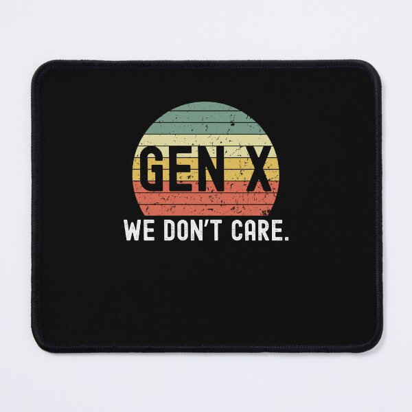 Item preview, Gen X we don't care. Funny Generation X humor retro sunset designed and sold by snowry.