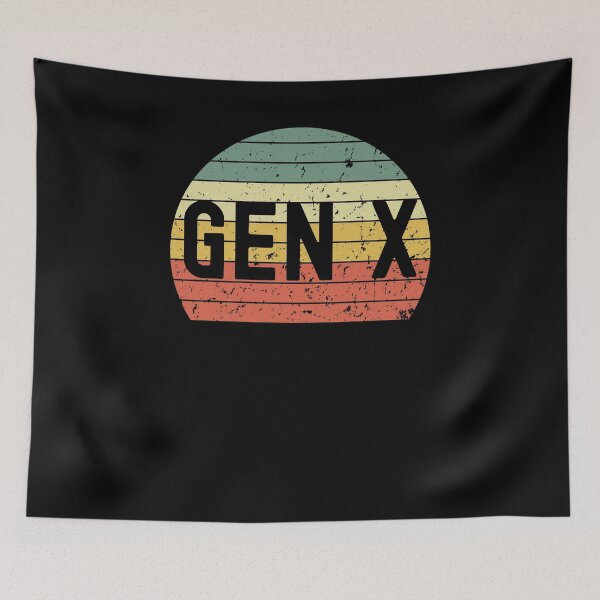Item preview, Gen X proud Generation X pride retro sunset designed and sold by snowry.