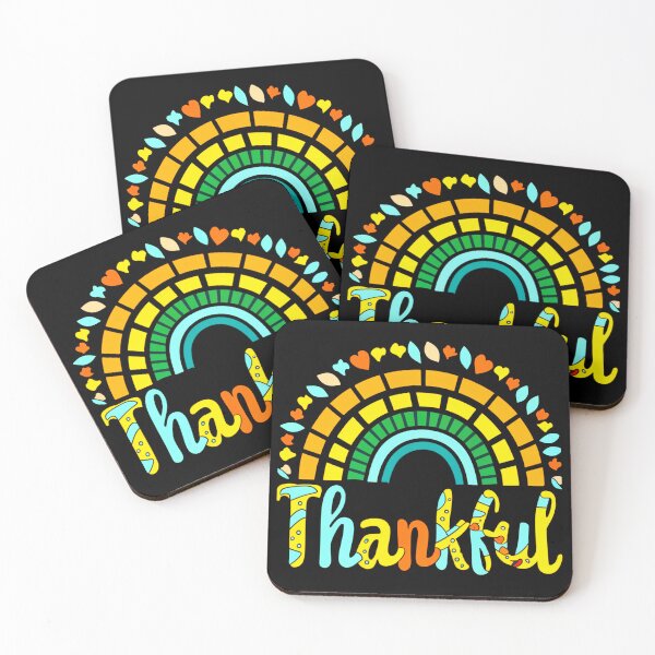 Item preview, Thankful Colorful Text Design designed and sold by SteezeeStore.