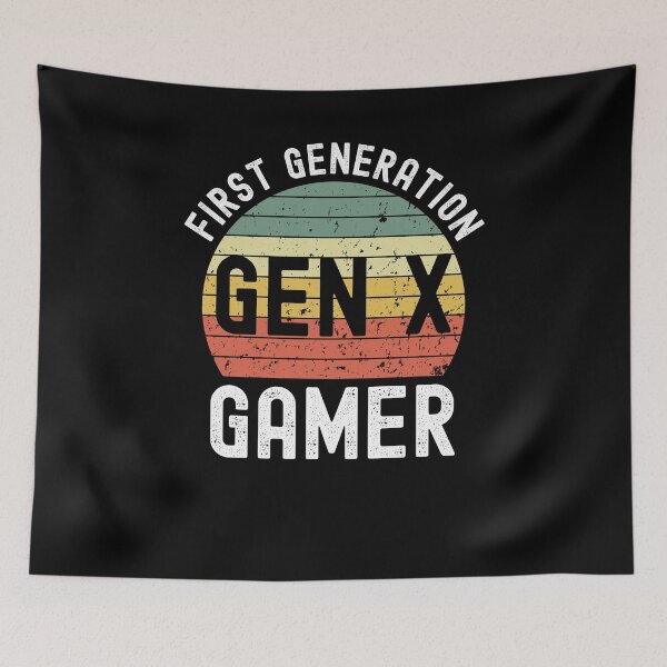 Item preview, Gen X first generation gamer. Funny Generation X joke Retro designed and sold by snowry.
