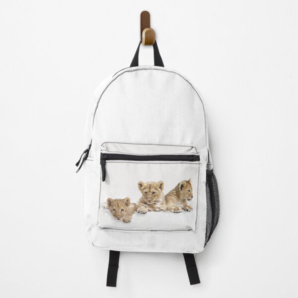Item preview, Three Baby Lions in Bathtub Neutral Print, Lion Cub Bathing, Animals in Bathtub Art by Synplus designed and sold by synplus.