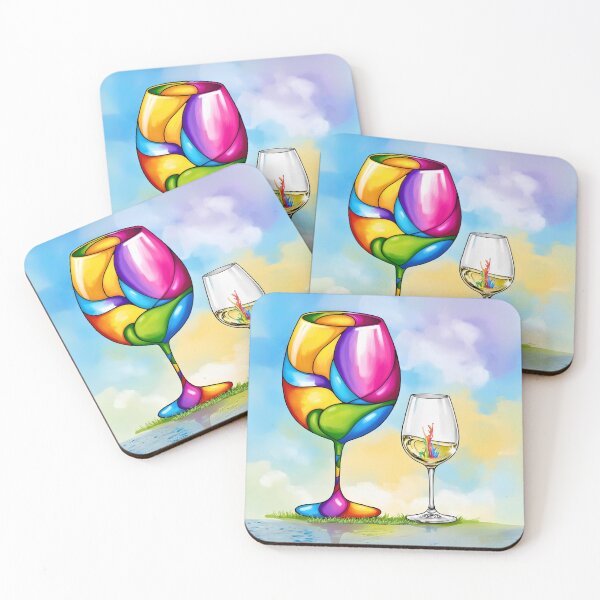 Item preview, Happy Easter Glass of wine Art designed and sold by Modern-Tropical.