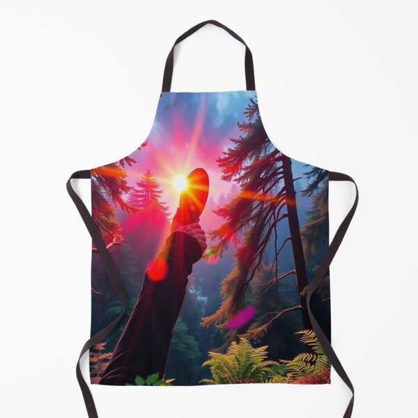Item preview, AI Dreamscape Forest - Crimson Hand Light designed and sold by nhk999.