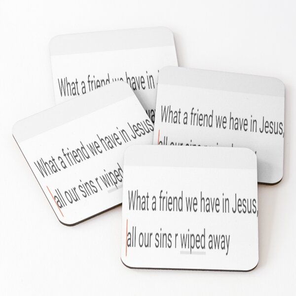 Item preview, What a friend we have in Jesus all our sins r wiped away  designed and sold by Artqween .