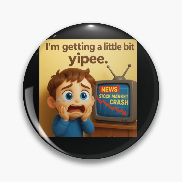 Item preview, "Little Bit Yipee - Stock Market Woes" designed and sold by MySheetMusicArt.
