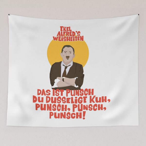 Item preview, Alfred Tetzlaff Punsch Zitat Illustration Kunst designed and sold by Boogosh.