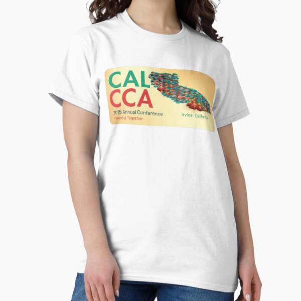 Artikel-Vorschau von Konferenz-T-Shirt Rechteck, designt und verkauft von CalCCA.
