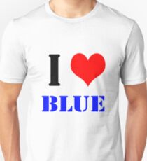 Design love blue Unisex T-Shirt
