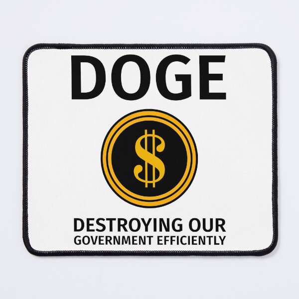 Item preview, DOGE destroying our government efficiently  designed and sold by Rachel the Artist .