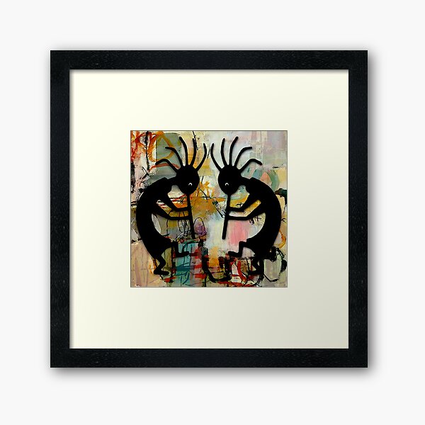 Item preview, Hopi Dancing Abstract designed and sold by ViaARTfactory.