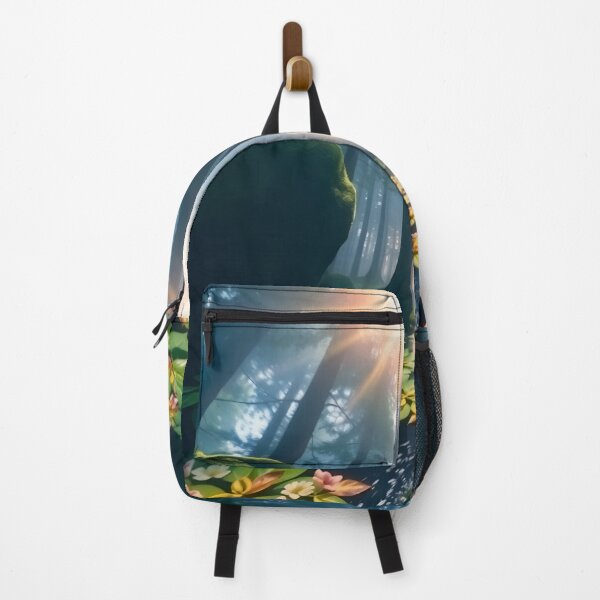 Item preview, AI Dreamscape Portal - Mystical Sunlit Forest designed and sold by nhk999.