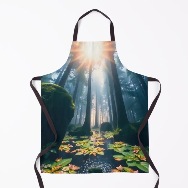 Item preview, AI Dreamscape Portal - Mystical Sunlit Forest designed and sold by nhk999.