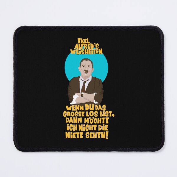 Item preview, Alfred Tetzlaff Zitat Satire Illustration - Ein Herz und eine Seele  designed and sold by Boogosh.