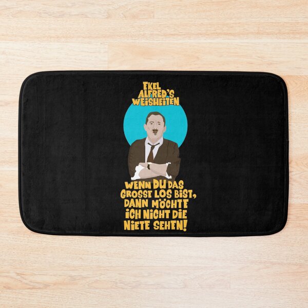 Item preview, Alfred Tetzlaff Zitat Satire Illustration - Ein Herz und eine Seele  designed and sold by Boogosh.