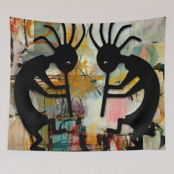Item preview, Hopi Dancing Abstract designed and sold by ViaARTfactory.