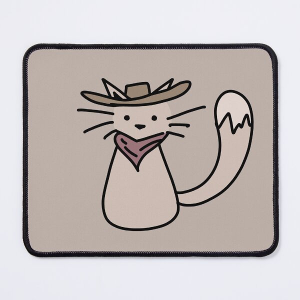 Item preview, White Cowboy Cat designed and sold by itz-hazza.