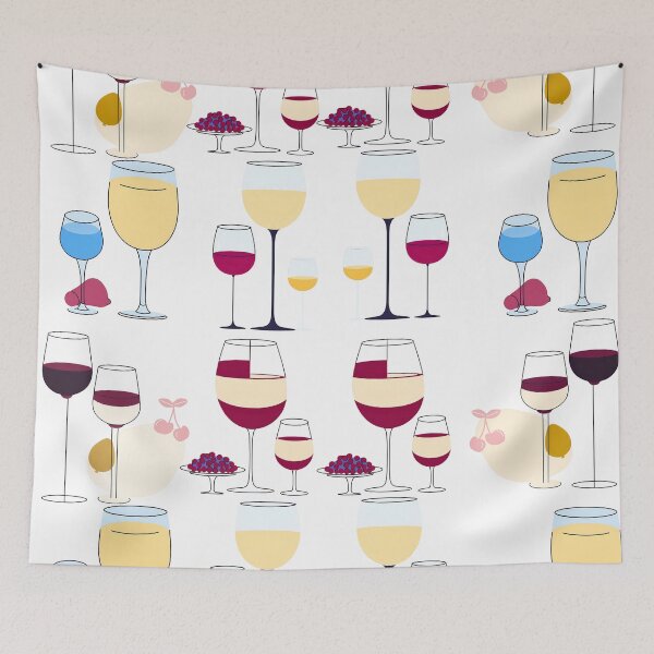 Item preview, Copy of Happy Easter Glass of wine Art designed and sold by Modern-Tropical.