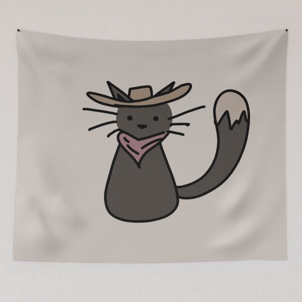 Item preview, Black Cowboy Cat designed and sold by itz-hazza.