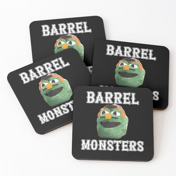 Item preview, barrel monsters designed and sold by Wear the Art.