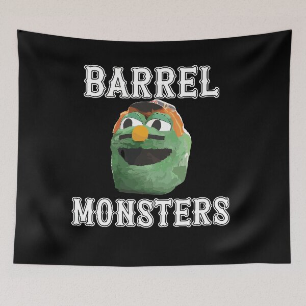 Item preview, barrel monsters designed and sold by Wear the Art.