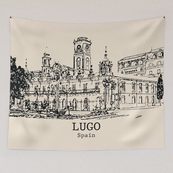 Item preview, Lugo - Spain designed and sold by Lakeric Cityscapes.