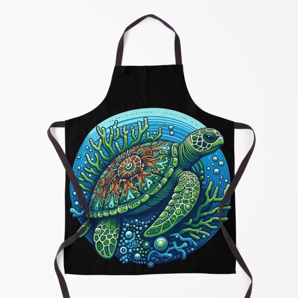 Item preview, REEF TURTLE (BLACK) designed and sold by Marlon Oseguera.