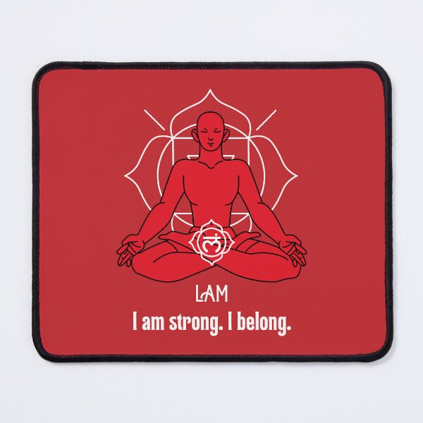 Item preview, Root Chakra (Muladhara) – LAM – I Am Strong. I Belong. designed and sold by PranaLume.